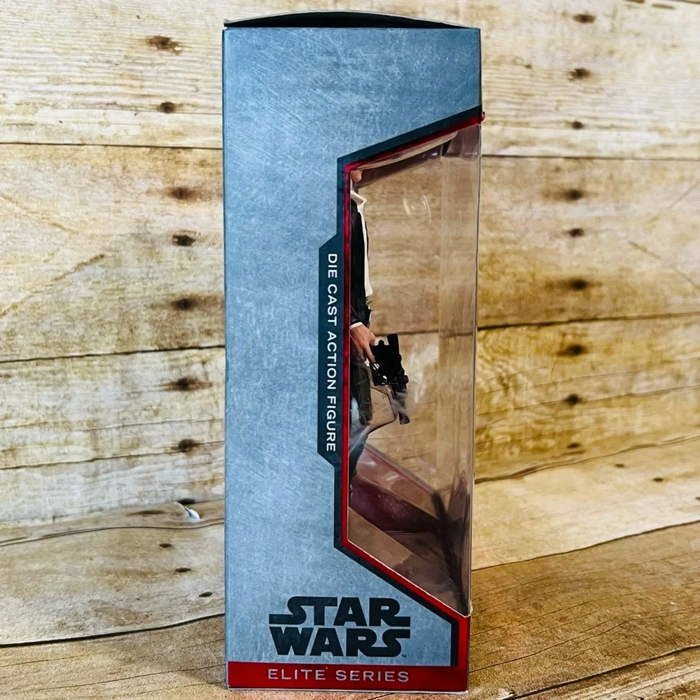 Disney Store Star Wars Elite Series Han Solo Die Cast Action Figure New Boxed